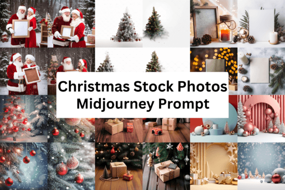 Ai Prompt for Christmas Stock Photos: Modern Illustrations for Publishers