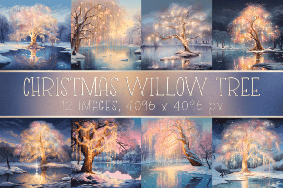 Christmas Willow Tree with Golden Lights Review