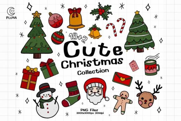 Cute Christmas Collection PNG: A Review for Digital Illustrations