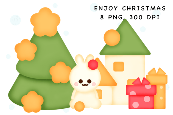 Enjoy Christmas Sticker: A Review of Festive Illustrations for Branding