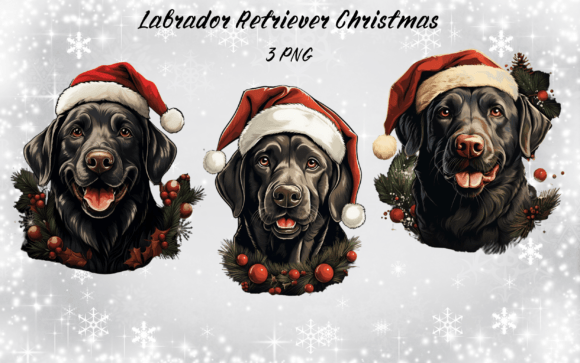 Labrador Retriever Christmas Clipart: A Designer's Review