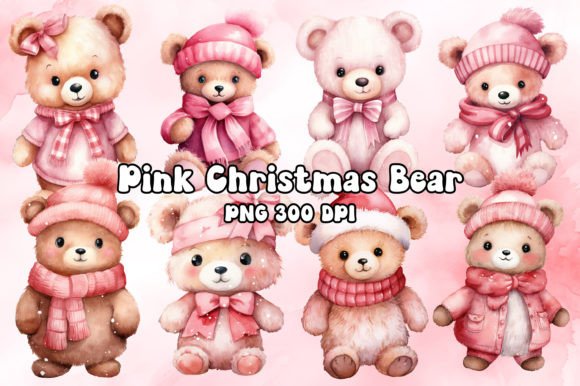 Pink Christmas Bear: A Review of Premium Illustrations
