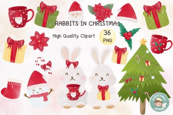RABBITS in CHRISTMAS: A Practical Review for Sellers of Illustrations