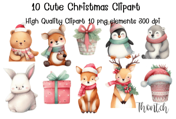 Testing 10 Cute Christmas Clipart PNG Transparen
