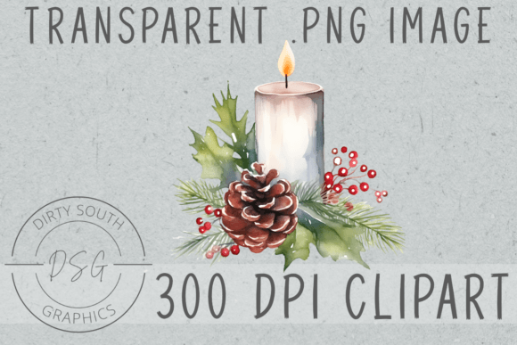 Watercolor Winter Christmas Decor: Essential Illustrations for Bloggers