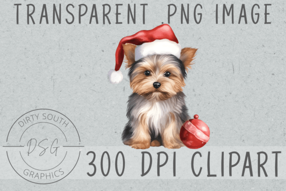 Watercolor Winter Christmas Yorkie: A Review of Seasonal Illustrations